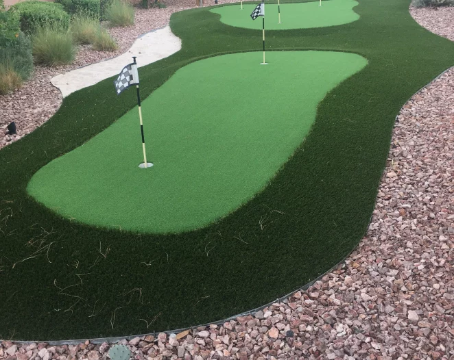 turf mini golf court